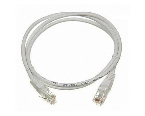 Патч-корд Lanmaster UTP LAN-PC45/U5E-2.0-GY вилка RJ-45-вилка RJ-45 кат.5е 2м серый LSZH