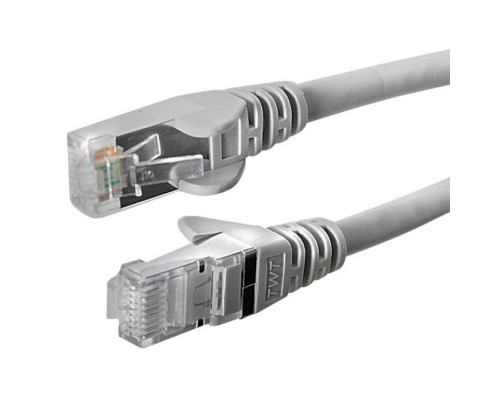 Патч-корд Lanmaster TWT-45-45-0.3-GY UTP вилка RJ-45-вилка RJ-45 кат.5е 0.3м серый ПВХ (уп.:1шт)