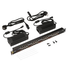 Патч-панель Lanmaster POE LAN-PP16-POE/A2 19; 1U 16xRJ45 кат.5e