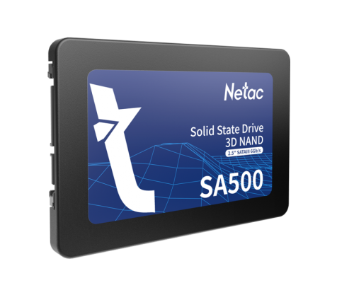 Ssd накопитель Netac SSD SA500 2.5 SATAIII 3D NAND 960GB, R/W up to 530/475MB/s, 3y wty (NT01SA500-960-S3X)