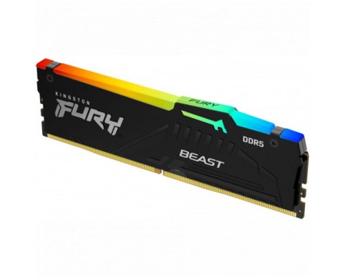 ОЗУ Kingston FURY Beast RGB 32 ГБ KF556C40BBA-32 (DIMM, DDR5, 32 Гб, 5600 МГц)