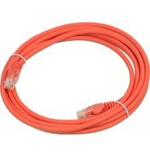 Патч-корд Lanmaster UTP LAN-PC45/U5E-3.0-OR вилка RJ-45-вилка RJ-45 кат.5е 3м оранжевый LSZH (уп.:1шт)