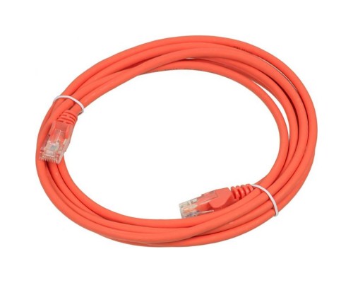 Патч-корд Lanmaster UTP LAN-PC45/U5E-3.0-OR вилка RJ-45-вилка RJ-45 кат.5е 3м оранжевый LSZH (уп.:1шт)