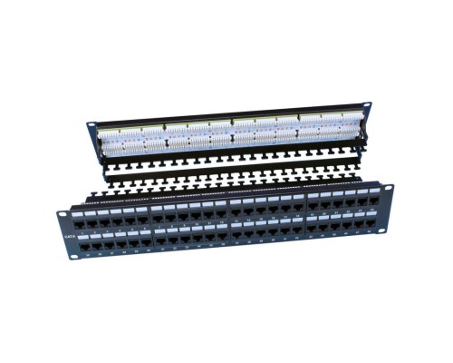 Патч-панель Hyperline PP3-19-48-8P8C-C6-110D 19; 2U 48xRJ45 кат.6 UTP