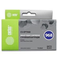 Картридж струйный Cactus CS-EPT968 черный матовый (13мл) для Epson Stylus Photo R2880