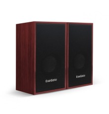 Акустическая система 2.0 ExeGate EX287059RUS Tango 314 (питание USB, 2х3Вт (12 Вт RMS), 80-20000Гц, темное дерево)