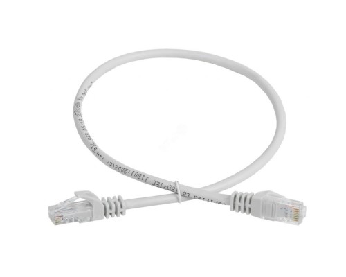 Патч-корд ITK PC01-C5EU-2M UTP вилка RJ-45-вилка RJ-45 кат.5е 2м серый ПВХ (уп.:1шт)