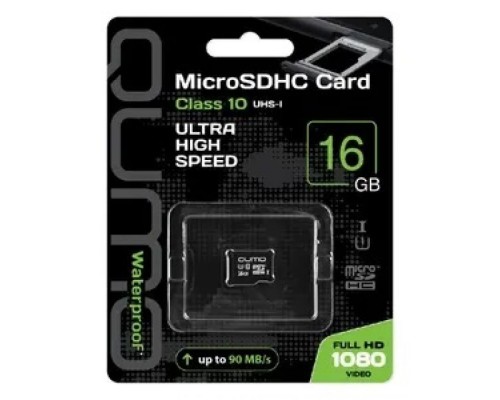 Карта памяти QUMO MicroSDHC 16GB Сlass 10 UHS-I ,3.0 без адаптером