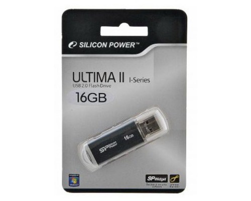 Флеш Диск Silicon Power 16Gb Ultima II-I Series SP016GBUF2M01V1K USB2.0 черный