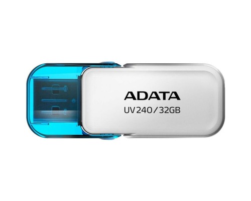 Флеш Диск A-Data 32Gb UV240 AUV240-32G-RWH USB2.0 белый