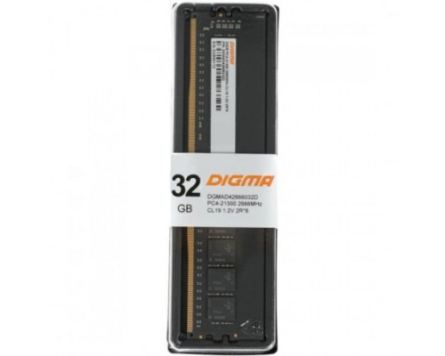 ОЗУ Digma DGMAD42666032D (DIMM, DDR4, 32 Гб, 2666 МГц)