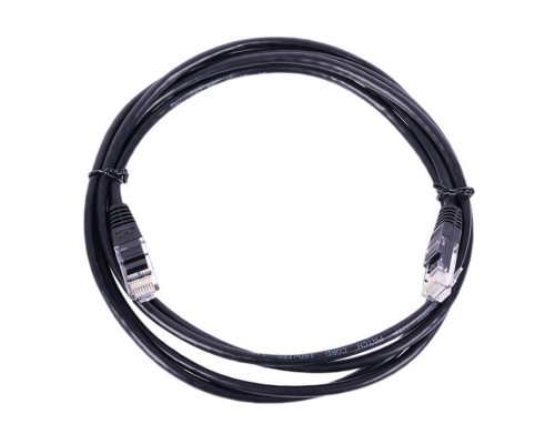 Патч-корд Lanmaster UTP TWT-45-45-0.5-BK вилка RJ-45-вилка RJ-45 кат.5е 0.5м чёрный ПВХ (уп.:1шт)