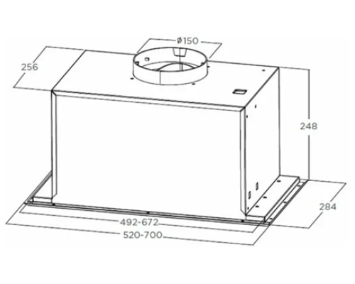 Кухонная вытяжка Midea MH60I370B