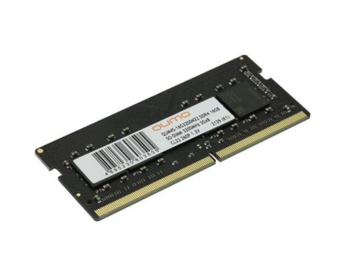 ОЗУ Qumo 16GB QUM4S-16G3200N22 (SO-DIMM, DDR4, 16 Гб, 3200 МГц)