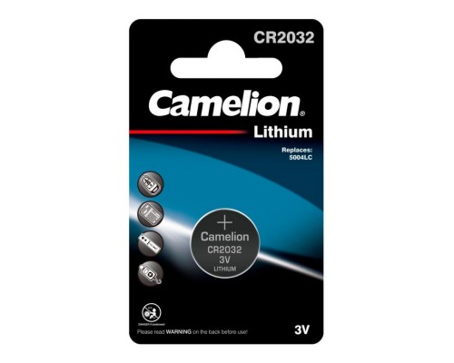 Батарея Camelion Lithium CR2032 BL-1 CR2032 210mAh (1шт) блистер