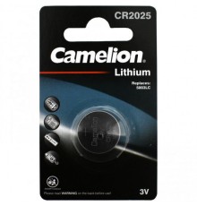 Батарейка CAMELION CR2025-BP1 lithium 3V 1pc pack