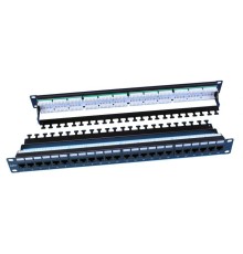 Патч-панель Hyperline PP3-19-24-8P8C-C6-110D 19; 1U 24xRJ45 кат.6 UTP