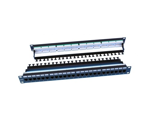 Патч-панель Hyperline PP3-19-24-8P8C-C6-110D 19; 1U 24xRJ45 кат.6 UTP