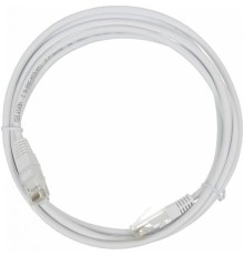 Патч-корд Lanmaster UTP TWT-45-45-2.0-WH UTP вилка RJ-45-вилка RJ-45 кат.5е 2м белый ПВХ (уп.:1шт)