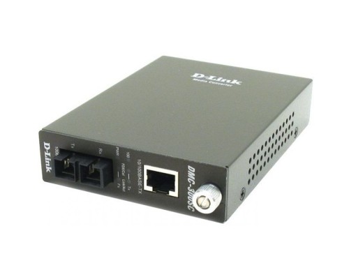 Медиаконвертер D-Link DMC-300SC DMC-300SC/D8A 1x10/100Base-TX 1x100Base-FX SC MultiMode 2km