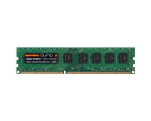 ОЗУ Qumo DDR3 DIMM 8GB QUM3U-8G1600C11L (DIMM, DDR3, 8 Гб, 1600 МГц)