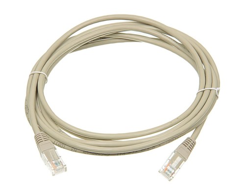 Патч-корд Lanmaster UTP TWT-45-45-3.0-GY UTP вилка RJ-45-вилка RJ-45 кат.5е 3м серый ПВХ