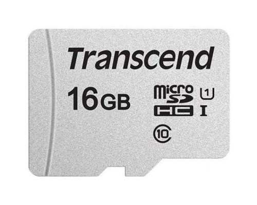 Флеш карта microSDHC 16Gb Class10 Transcend TS16GUSD300S w/o adapter