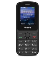 Мобильный телефон Philips E2101 Xenium черный моноблок 2Sim 1.77; 128x160 GSM900/1800 MP3 FM microSD