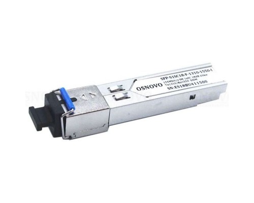 Трансивер OSNOVO SFP-S1SC18-F-1310-1550-I