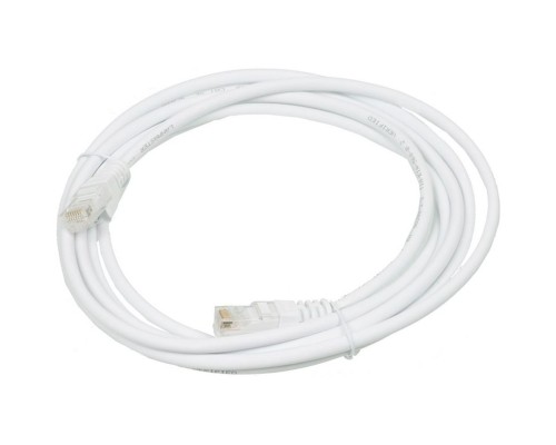 Патч-корд Lanmaster UTP LAN-PC45/U5E-3.0-WH вилка RJ-45-вилка RJ-45 кат.5е 3м белый LSZH (уп.:1шт)