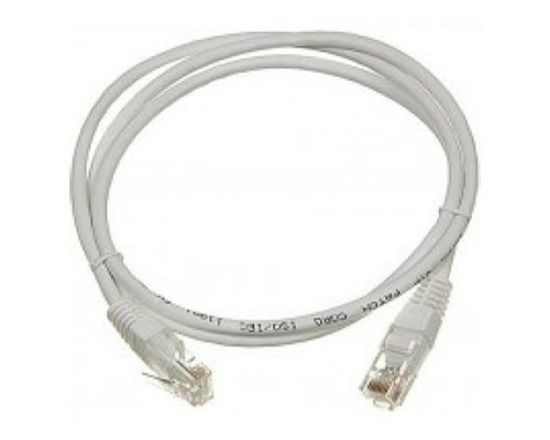 Патч-корд Lanmaster UTP TWT-45-45-1.0-GY UTP вилка RJ-45-вилка RJ-45 кат.5е 1м серый ПВХ (уп.:1шт)