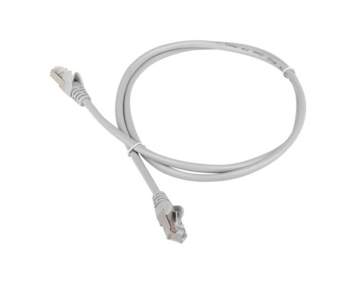 Патч-корд Lanmaster FTP TWT-45-45-1.0/S6-GY вилка RJ-45-вилка RJ-45 кат.6 1м серый ПВХ (уп.:1шт)