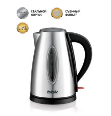 Чайни электрический BBK EK1762S Inox/Black