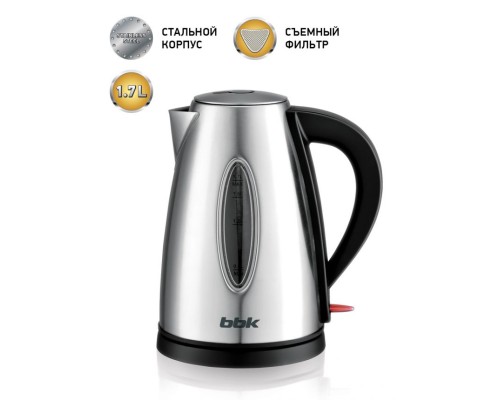 Чайни электрический BBK EK1762S Inox/Black