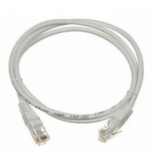 Патч-корд Lanmaster UTP TWT-45-45-2.0/6-GY вилка RJ-45-вилка RJ-45 кат.6 2м серый ПВХ