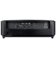 Проектор Optoma S400LVe (DLP, SVGA 800x600, 4000Lm, 25000:1, HDMI, VGA, Composite video, Audio-in 3.5mm, VGA-OUT, Audio-Out 3.5mm, 1x10W speaker, 3D Ready, lamp 6000hrs, Black, 3.05kg) (E9PX7D103EZ2)