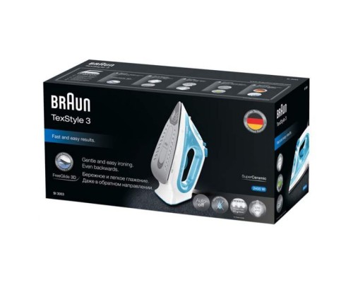 Утюг Braun Care Style 3 12730011-SI3053BL White/Cyan