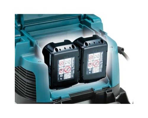 Строительный пылесос Makita DVC150LZ (уборка: сухая/влажная) белый