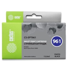 Картридж струйный Cactus CS-EPT961 фото черный (13мл) для Epson Stylus Photo R2880