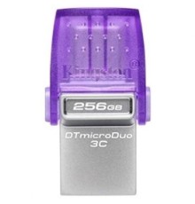 Флеш Диск Kingston 256Gb DataTraveler microDuo 3C DTDUO3CG3/256GB USB3.0 фиолетовый