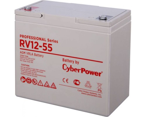 Аккумуляторная батарея PS CyberPower RV 12-55 / 12 В 55 Ач CyberPower RV12-55 (RV 12-55)