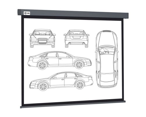 Экран Cactus 168x299см Wallscreen CS-PSW-168X299-SG 169 настенно-потолочный рулонный серый