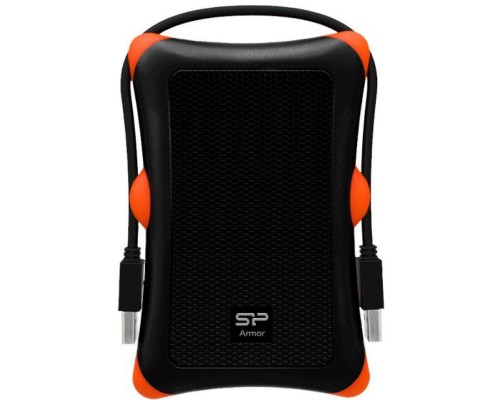 Жесткий диск Silicon Power USB 3.0 2Tb SP020TBPHDA30S3A A30 SP020TBPHDA30S3A Armor 2.5; черный