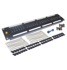 Патч-панель Lanmaster LAN-PPL48U5E 19; 2U 48xRJ45 кат.5e UTP