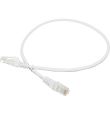 Патч-корд Lanmaster UTP LAN-PC45/U5E-0.5-WH вилка RJ-45-вилка RJ-45 кат.5е 0.5м белый LSZH (уп.:1шт)