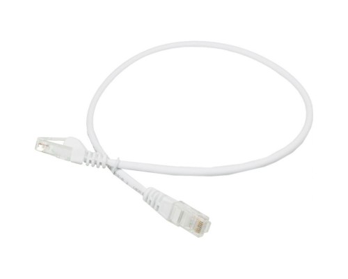 Патч-корд Lanmaster UTP LAN-PC45/U5E-0.5-WH вилка RJ-45-вилка RJ-45 кат.5е 0.5м белый LSZH (уп.:1шт)