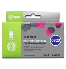 Картридж струйный Cactus CS-EPT0823 пурпурный (13.8мл) для Epson Stylus Photo R270/290/RX590