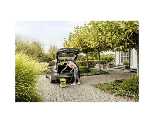 Строительный пылесос Karcher WD 2 Plus S V-15/4/18 1000Вт (уборка: сухая/сбор воды) желтый