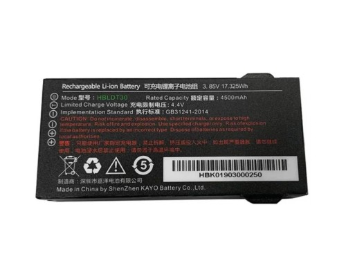 Аккумулятор Urovo ACCDT30-HBLDT30S HBLDT30 3.85V 4500mAh для DT30 Battery для DT30 (упак.:1шт)