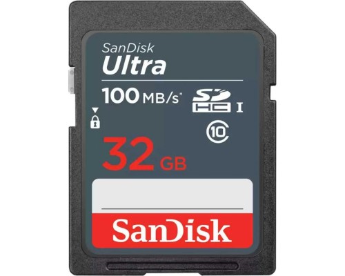 Флеш карта SDHC 32Gb Class10 Sandisk SDSDUNR-032G-GN3IN Ultra